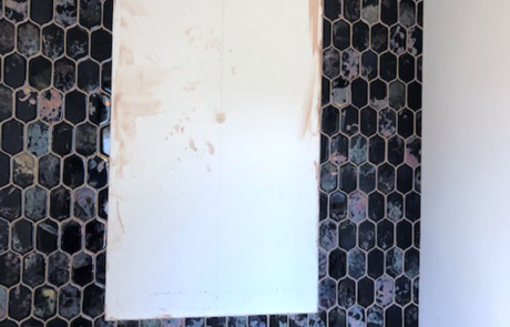 Olivenhain Project - Bathroom vanity tile design.