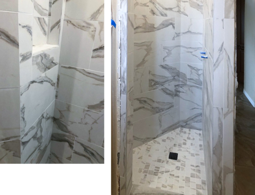 Custom Marble Tile Shower Design
